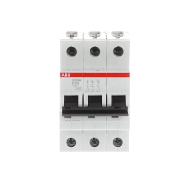 Int. Automatico S203M-D50, 3P 50A Curva D 10.000/15kA