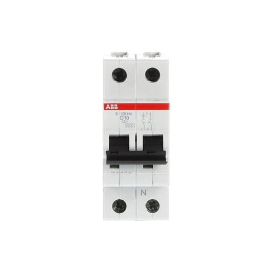 Int. Automatico S200 1P+N 10A Curva D 10kA