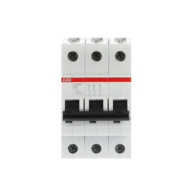 Int. Automatico S203M-D6, 3P 6A Curva D 10.000/15kA