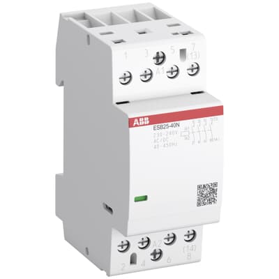 Contactor modular (4NA) 25A ESB25-40N-06 Control: 230V CA/CC