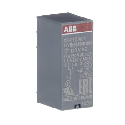 Relé capsulado CR-P120AC1 Control: 120V CA, 1 c/o