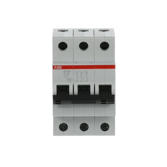 Int. Automatico SH203-C16, 3P 16A Curva C 6.000A