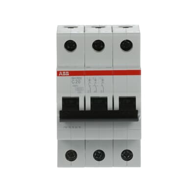 Int. Automatico SH203-C20, 3P 20A Curva C 6.000A