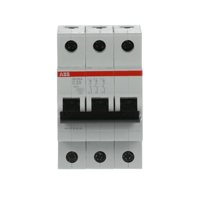 Int. Automatico SH203-C20, 3P 20A Curva C 6.000A