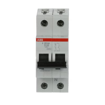 Int. Automatico S200 1P+N 32A Curva D 10kA