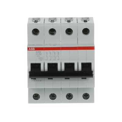 Int. Automatico S204-C32, 4P 32A Curva C 6.000/10kA