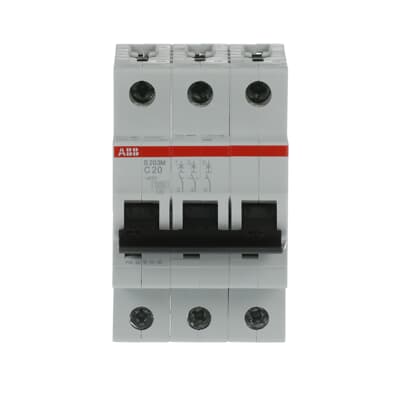 Int. Automatico S203M-C20, 3P 20A Curva C 10.000/15kA