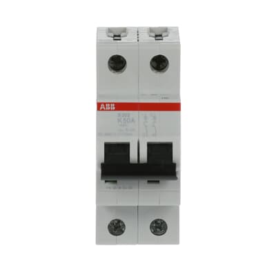 Int. Automatico S202-K50, 2P 50A Curva K 6.000/10kA