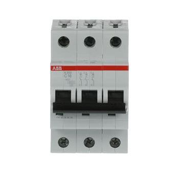 Interruptor Automático S203-C16, 3P 16A Curva C 6.000/10kA