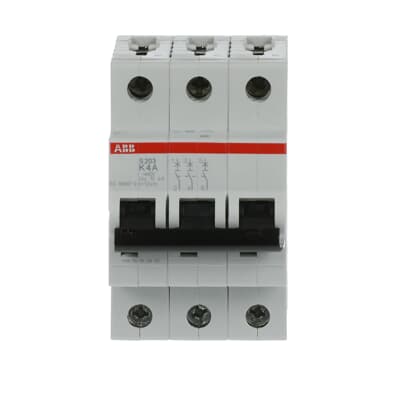 Int. Automatico S203-K4, 3P 4A Curva K 6.000/10kA
