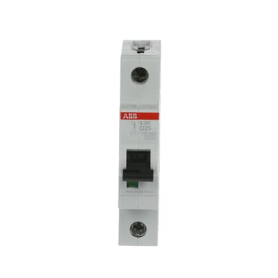 Int. Automatico S201-D25, 1P 25A Curva D 6.000/10kA