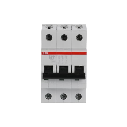 Int. Automatico S203M-D63, 3P 63A Curva D 10.000/15kA