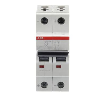 Interruptor Automático S202M-C6UC, 2P 6A UC Curva C 10kA