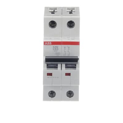Int. Automatico S202-C63, 2P 63A Curva C 6.000/10kA