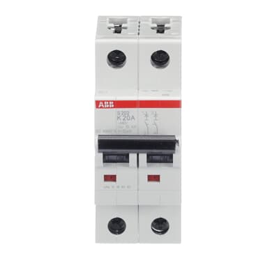 Int. Automatico S202-K20, 2P 20A Curva K 6.000/10kA