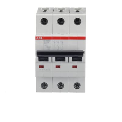 Int. Automatico S203M-C25- 3P 25A Curva C 10.000/15kA