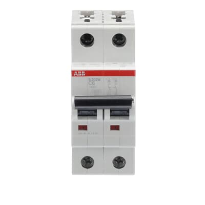 Int. Automatico S202M-C6, 2P 6A Curva C 10.000/15kA