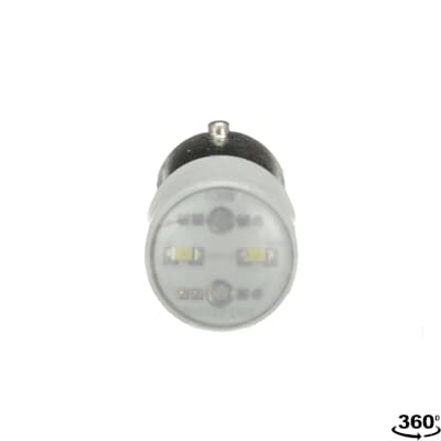 Ampolleta LED 130VAC / VDCÂ blanca
