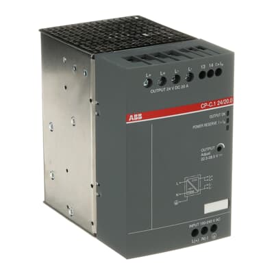 Fuente de poder CP-C.1 24/20.0 Salida: 24V CC 20A, Entrada: 85-264 VCA & 90-300 VCC