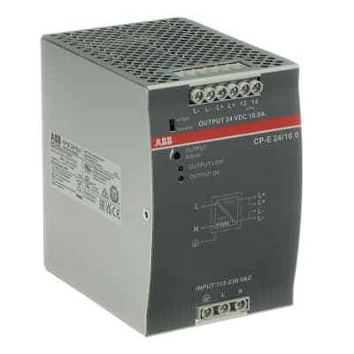 Fuente de poder CP-E 24/10.0 Salida: 24VCC, 10A, Entrada: 90‑264 VCA & 120‑375 VCC