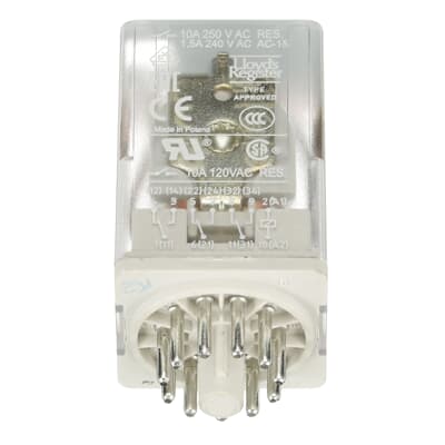 Rele capsulado CR-U230AC3L Control: 230V CA, 3 c/o c/LED