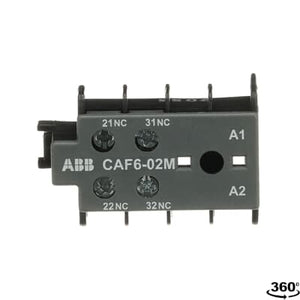 Contacto auxiliar frontal (2nc) CAF6-02M para B6-B7-BC6-BC7 (-30-10)