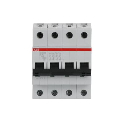 Int. Automatico S204M-C10, 4P 10A Curva C 10.000/15kA