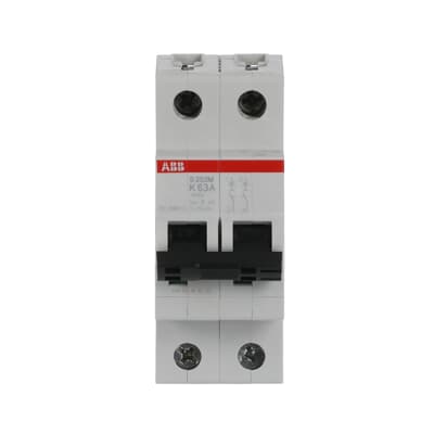 Int. Automatico S202M-K63, 2P 63A Curva K 10.000/15kA
