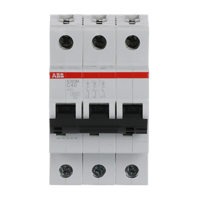 Interruptor Automático S203M-C40, 3P 40A Curva C 10.000/15kA