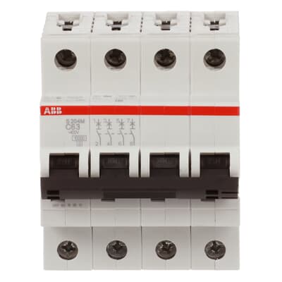 Int. Automatico S204M-C63, 4P 63A Curva C 10.000/15kA