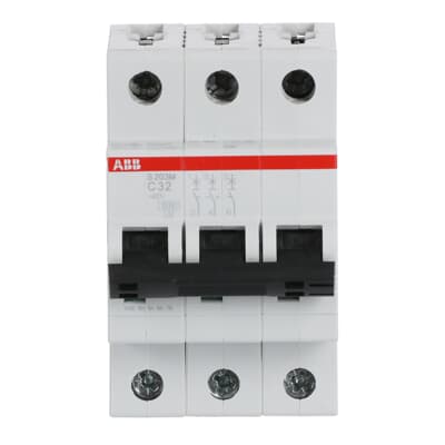 Int. Automatico S203M-C32, 3P 32A Curva C 10.000/15kA
