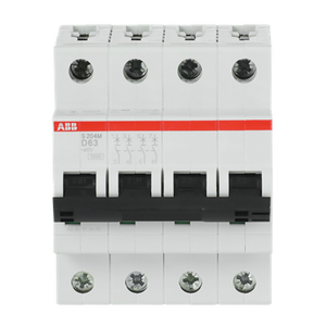 Int. Automatico S204M-D63, 4P 63A Curva D 10.000/15kA