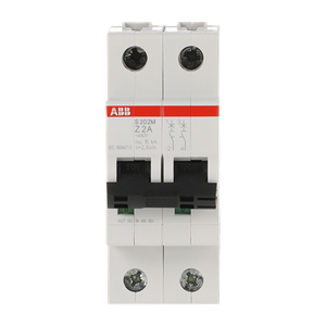 Int. Automatico S202M-Z2, 2P 2A Curva Z 10.000/15kA