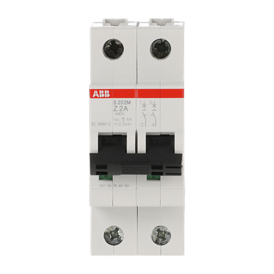 Int. Automatico S202M-Z2, 2P 2A Curva Z 10.000/15kA