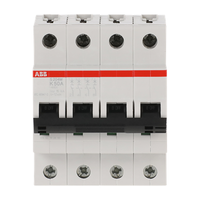 Int. Automatico S204M-K50- 4P 50A Curva K 10.000/15kA