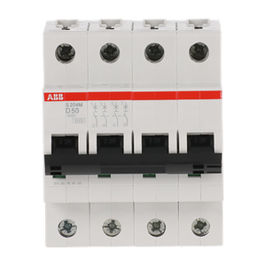 Int. Automatico S204M-D50, 4P 50A Curva D 10.000/15kA