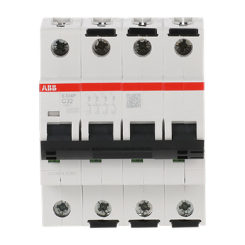 Interruptor Automático S304P-C32, 4P 32A Curva C 15kA