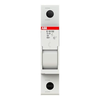 PORTAFUSIBLE E91 32 400V 1P 32A 10 3 38MM