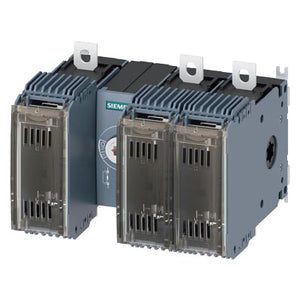 Interruptor seccionador con fusible 125 A, tam. 2, 3 polos para fusible NH tam. 000 y 00 Accionamien