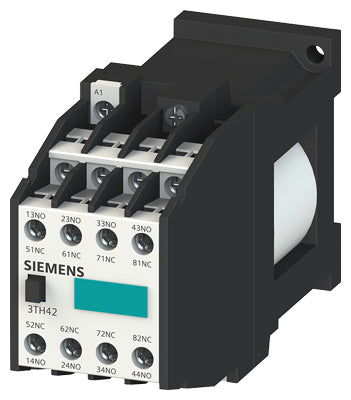 Contactor auxiliar, 62E, DIN EN 50011, 6 NA + 2 NC