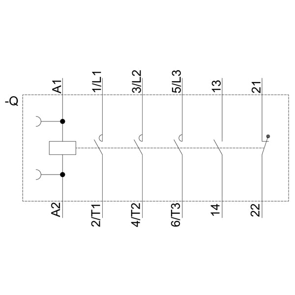Contactor 12 AMP 5.5 KW Bobina 110 V