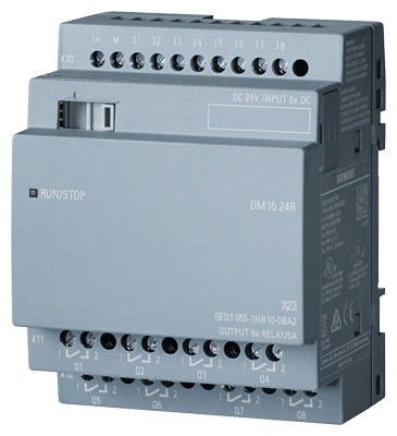 Logo! DM16 24R 24V/DC 24V/rele 8 DI/8 DO //V8