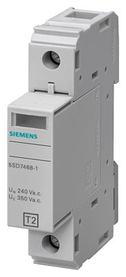Limitador de sobretensión, Tipo 2, 1 polo, sin señal remota, In/Imax 20/40 kA, para sistema TN y TT