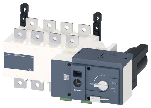 Conmutador de red para operación automática, 4 polos hasta 690V AC, corriente nominal 400A