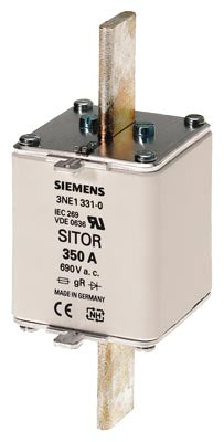 Fusibles NH, Clase gS, Tamaño 2, hasta 690V AC/ 250V DC, corriente nominal 350A