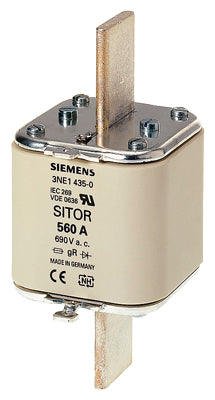 Fusibles NH, Clase gS, Tamaño 3, hasta 690V AC/ 250V DC, corriente nominal 630A