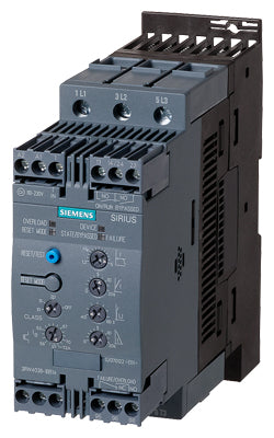 Partidor Suave 37kW / 72 A, tamaño S2, Tensión nominal Ue=200 a 480V AC, Tensión de Control Us=110 a 230V AC 3RW4038-1BB14