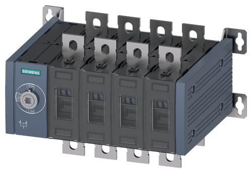 Conmutador de red para operación manual, Tamaño 3, 4 polos hasta 690V AC, corriente nominal 315A