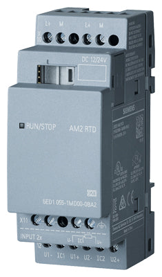 PLC Logo AM2 RTD 12/24V, 2 AI –50...+200 °C Pt100/1000 // V8