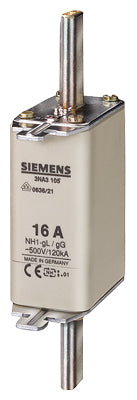 Fusibles NH, Clase gG, Tamaño 1, hasta 500V AC/ 440V DC, corriente nominal 200A
